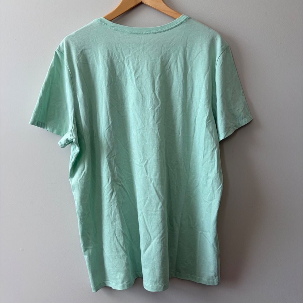 Life is Good Womens XXL Mint Green Daisy Graphic T-Shirt Short Sleeve Cotton Tee - Picture 2 of 5